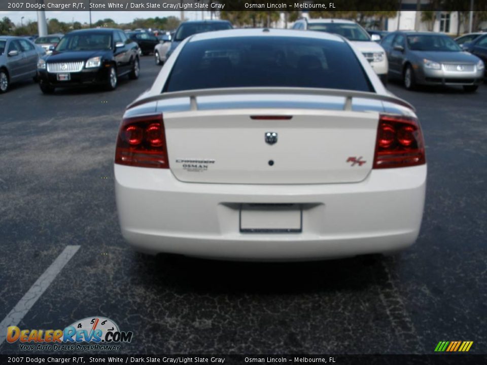 2007 Dodge Charger R/T Stone White / Dark Slate Gray/Light Slate Gray Photo #4