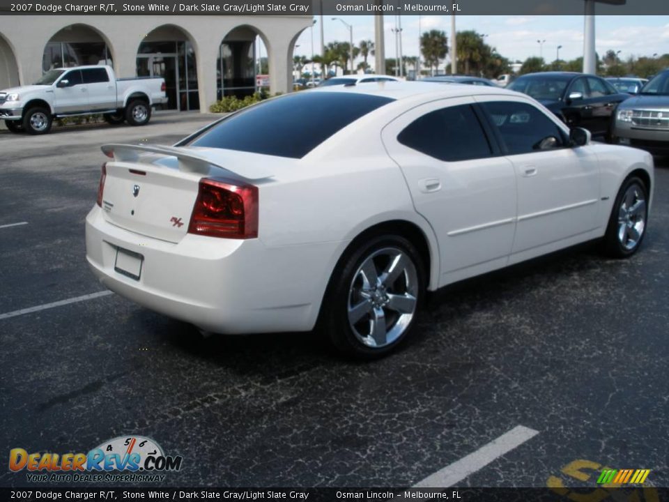 2007 Dodge Charger R/T Stone White / Dark Slate Gray/Light Slate Gray Photo #5