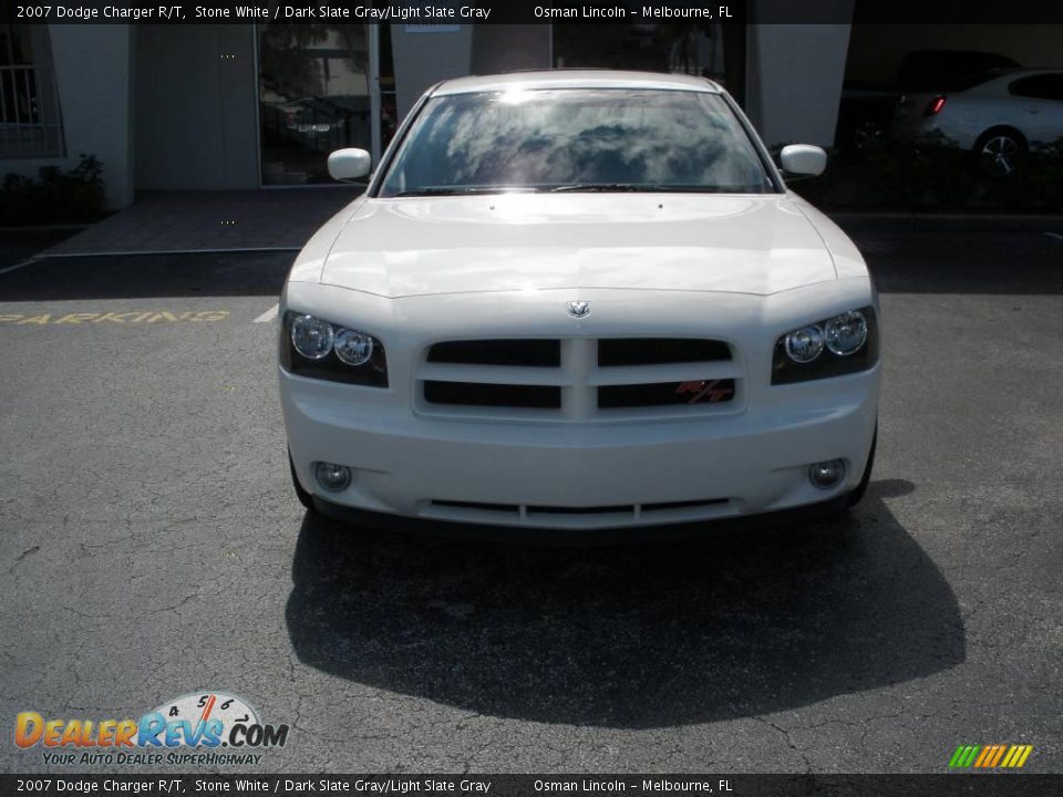 2007 Dodge Charger R/T Stone White / Dark Slate Gray/Light Slate Gray Photo #8