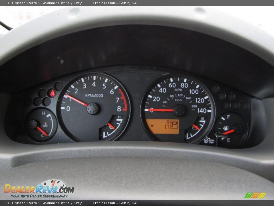 2011 Nissan Xterra S Gauges Photo #13