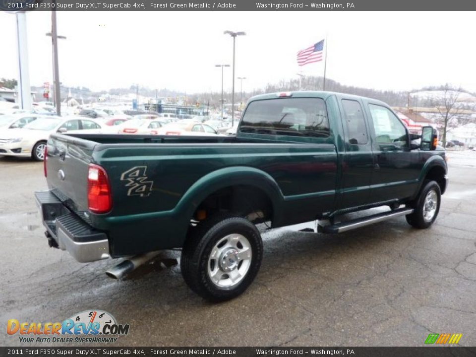 Forest Green Metallic 2011 Ford F350 Super Duty XLT SuperCab 4x4 Photo #4