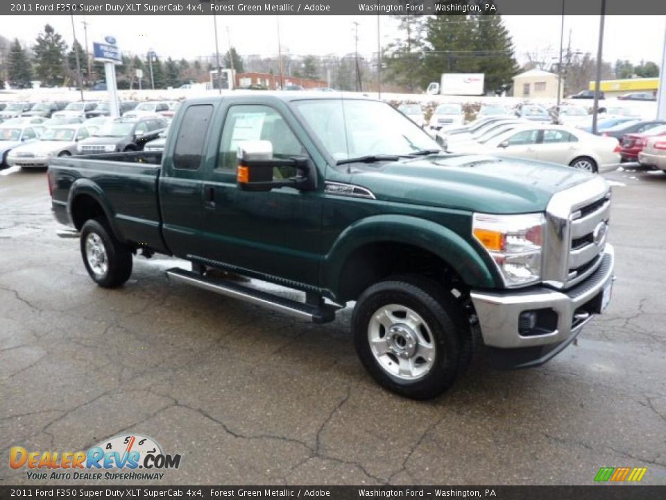 Forest Green Metallic 2011 Ford F350 Super Duty XLT SuperCab 4x4 Photo #6