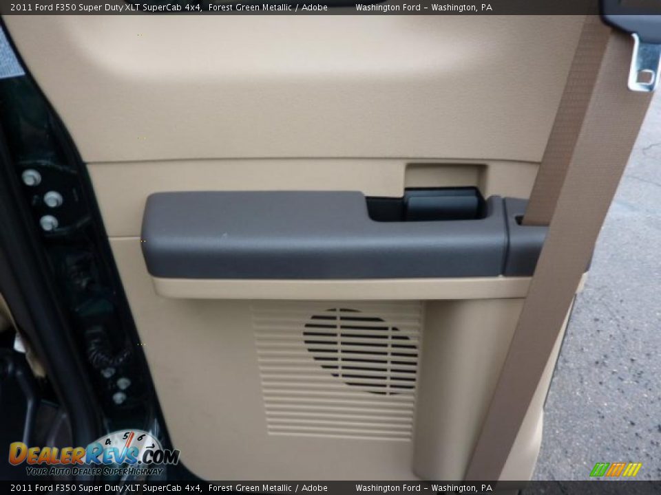 2011 Ford F350 Super Duty XLT SuperCab 4x4 Forest Green Metallic / Adobe Photo #14