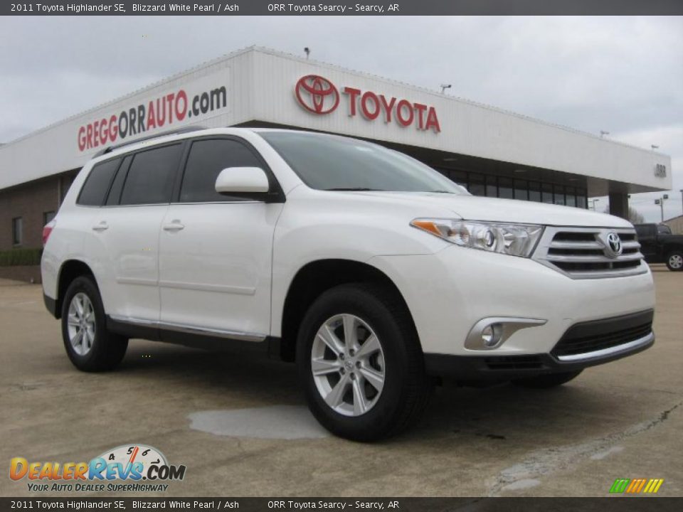 2011 toyota highlander pearl white #4