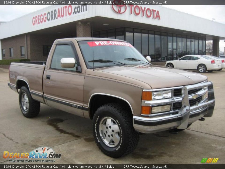 1994 Chevrolet C/K K1500 Regular Cab 4x4 Light Autumnwood Metallic / Beige Photo #1