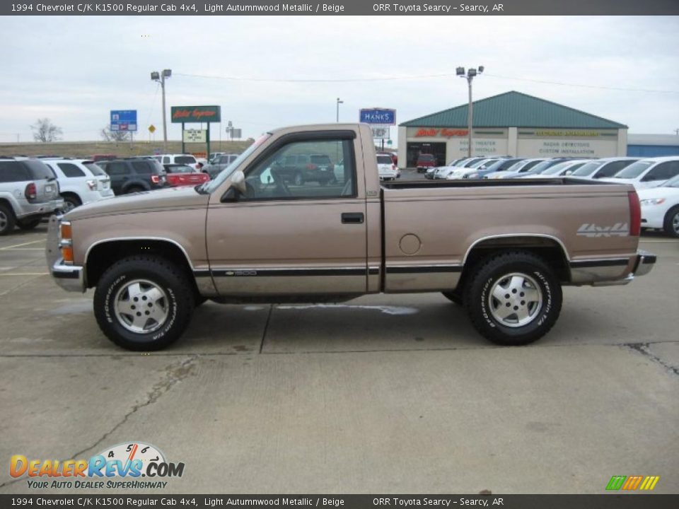 1994 Chevrolet C/K K1500 Regular Cab 4x4 Light Autumnwood Metallic / Beige Photo #4