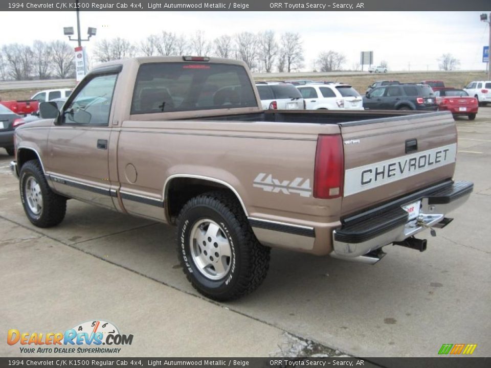 1994 Chevrolet C/K K1500 Regular Cab 4x4 Light Autumnwood Metallic / Beige Photo #5