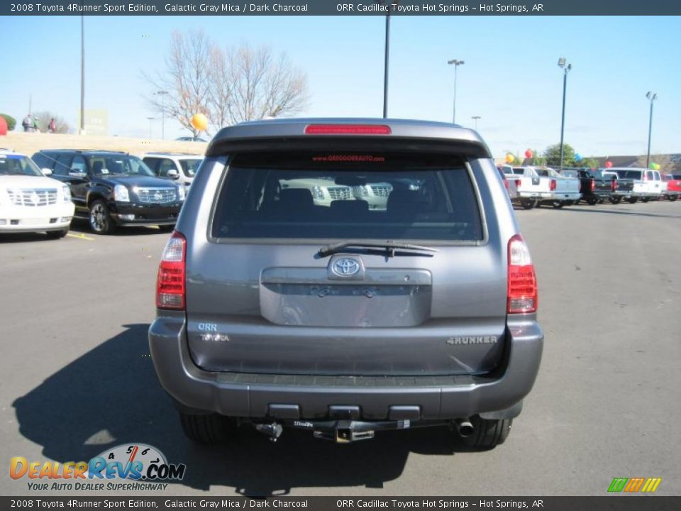 2008 Toyota 4Runner Sport Edition Galactic Gray Mica / Dark Charcoal Photo #4