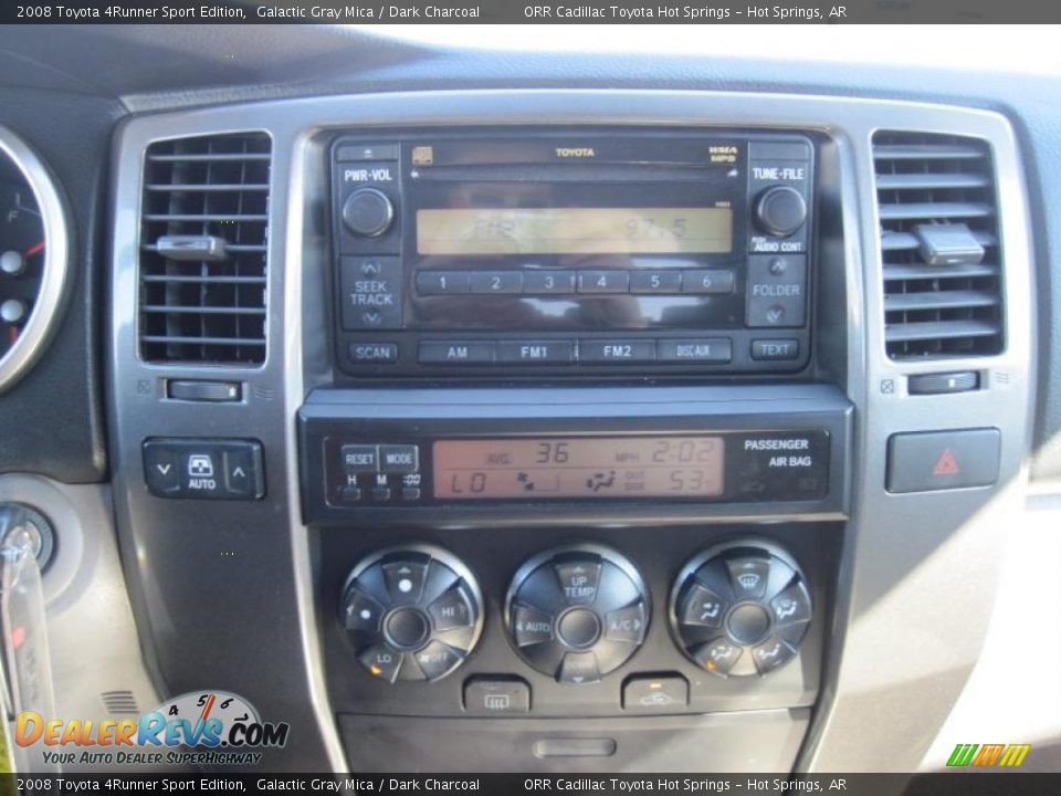 2008 Toyota 4Runner Sport Edition Galactic Gray Mica / Dark Charcoal Photo #21