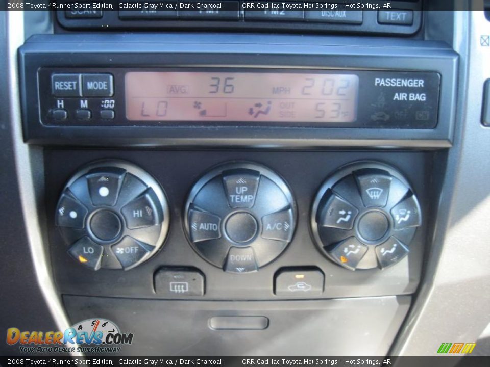 2008 Toyota 4Runner Sport Edition Galactic Gray Mica / Dark Charcoal Photo #23