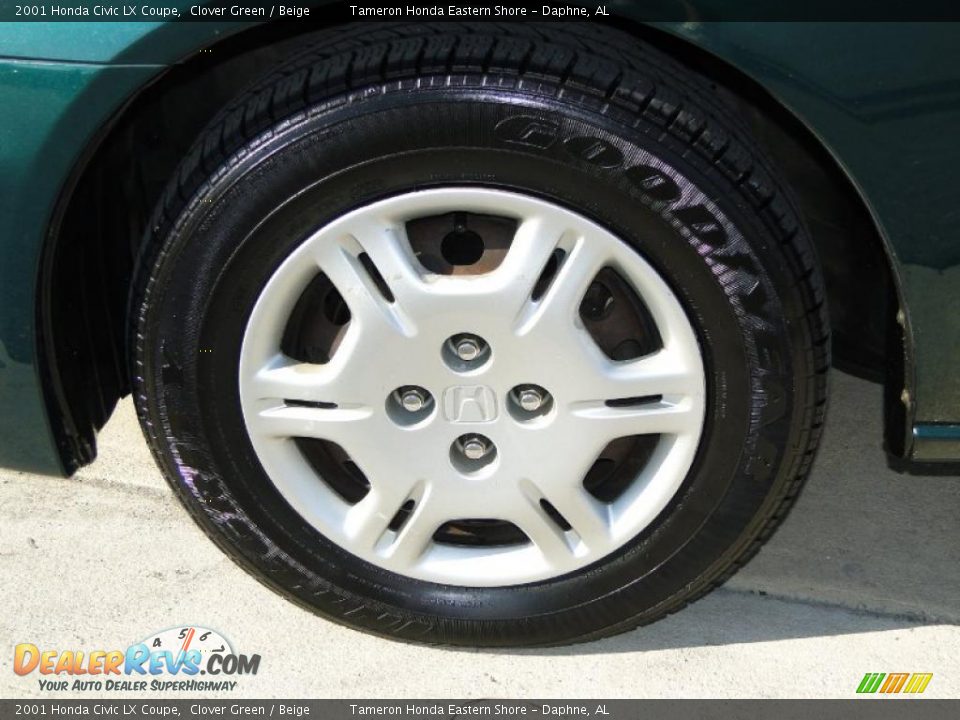 2001 Honda Civic LX Coupe Wheel Photo #28