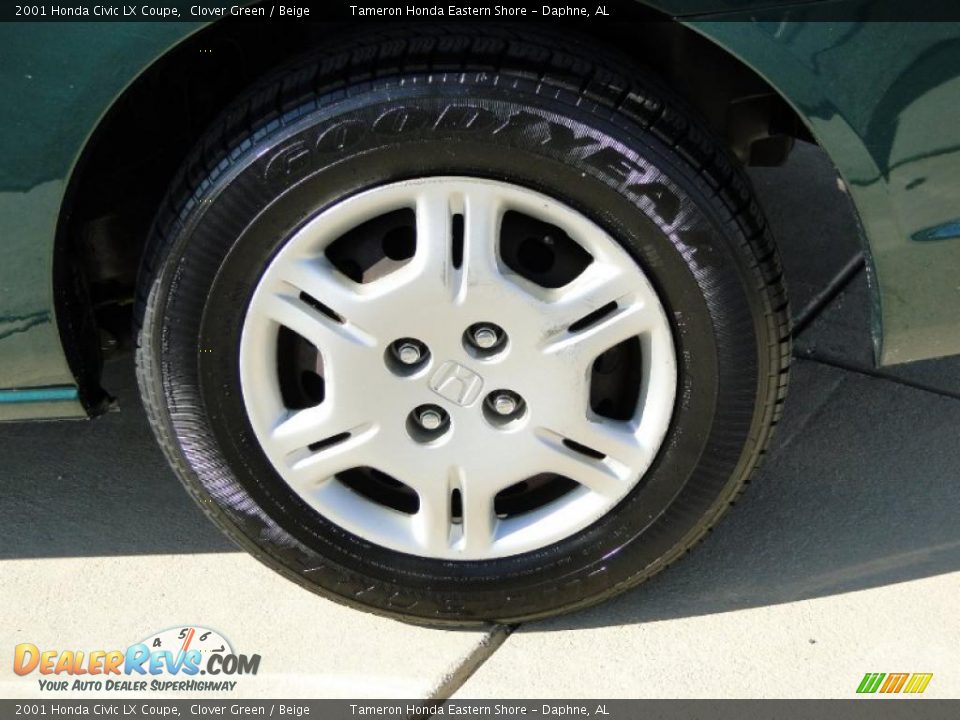 2001 Honda Civic LX Coupe Wheel Photo #29