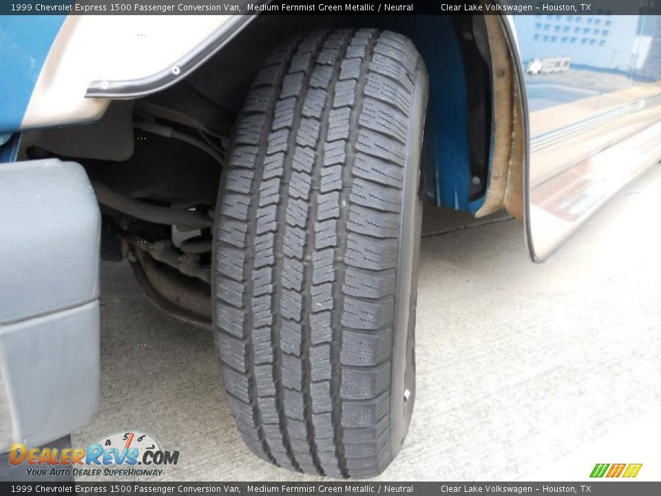 1999 Chevrolet Express 1500 Passenger Conversion Van Medium Fernmist Green Metallic / Neutral Photo #11