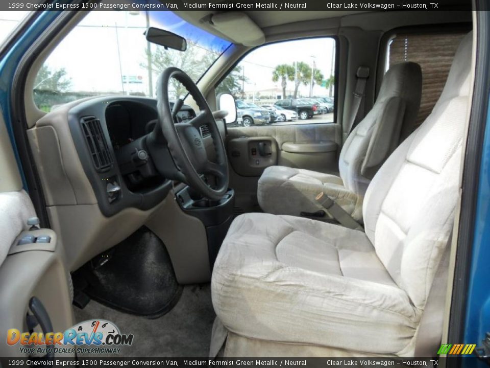 Neutral Interior - 1999 Chevrolet Express 1500 Passenger Conversion Van Photo #13