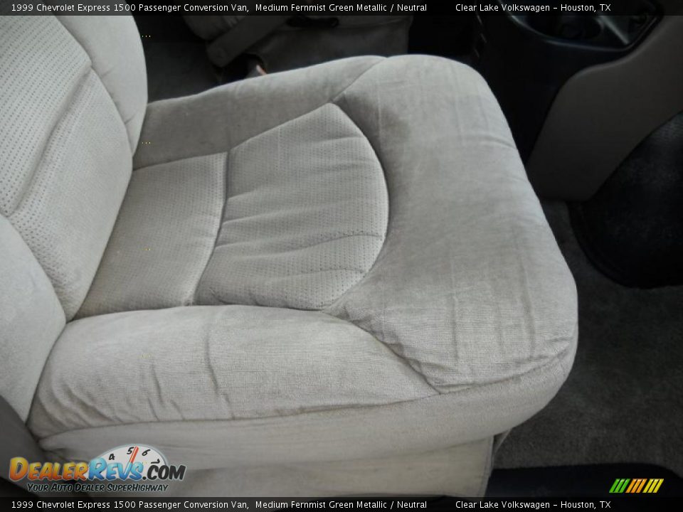 1999 Chevrolet Express 1500 Passenger Conversion Van Medium Fernmist Green Metallic / Neutral Photo #17