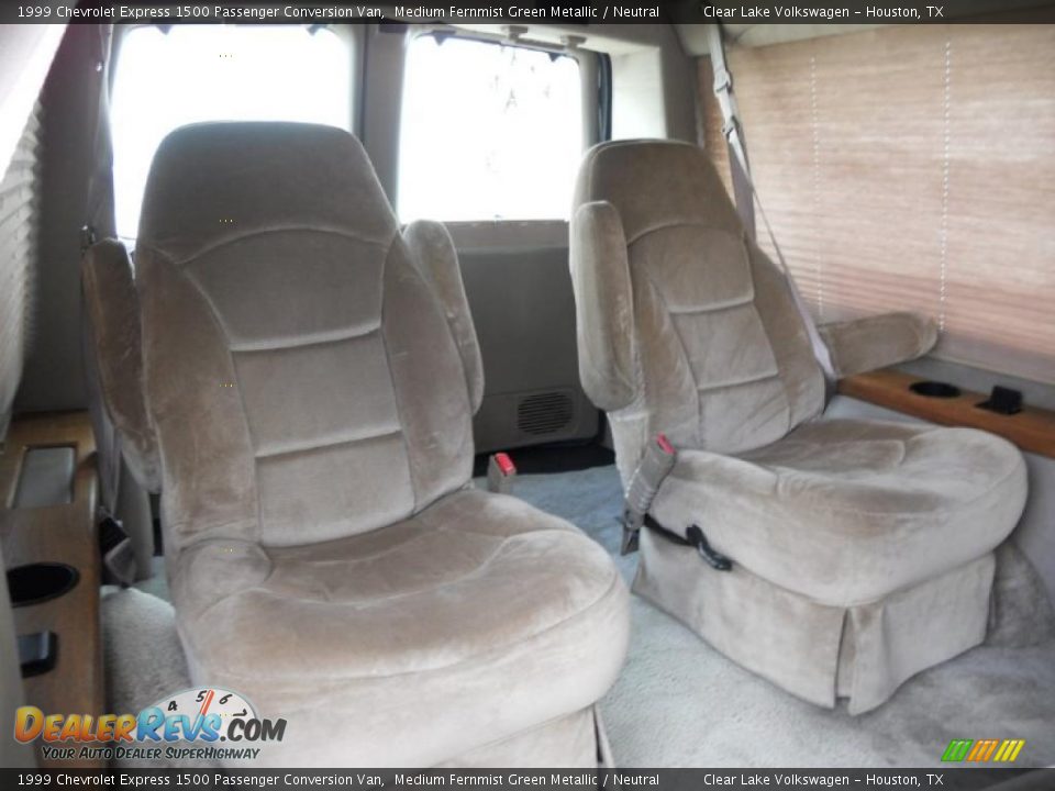 Neutral Interior - 1999 Chevrolet Express 1500 Passenger Conversion Van Photo #19