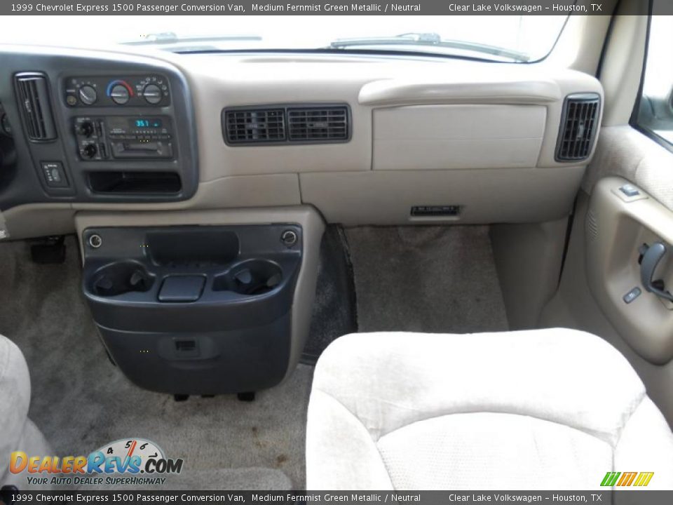 1999 Chevrolet Express 1500 Passenger Conversion Van Medium Fernmist Green Metallic / Neutral Photo #20