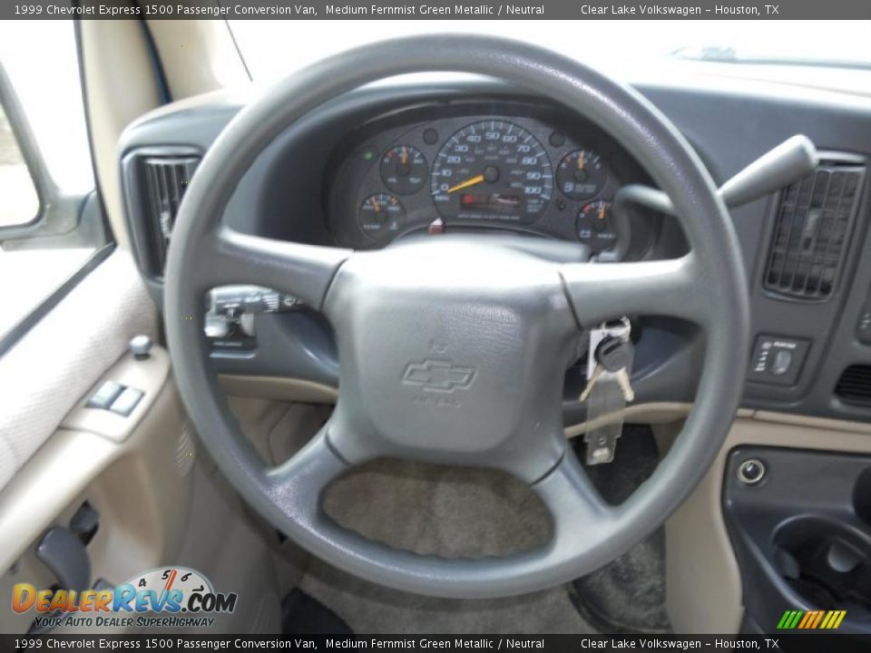 1999 Chevrolet Express 1500 Passenger Conversion Van Steering Wheel Photo #21
