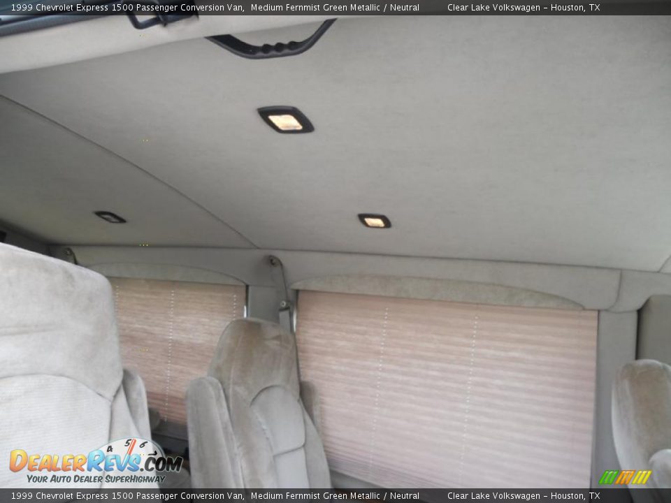 1999 Chevrolet Express 1500 Passenger Conversion Van Medium Fernmist Green Metallic / Neutral Photo #23