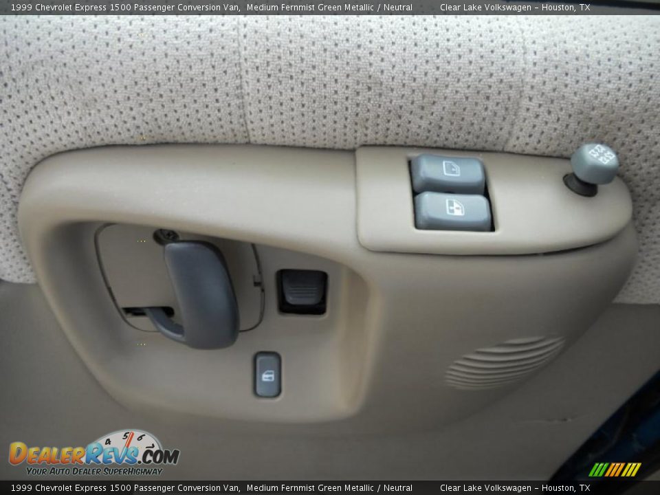 1999 Chevrolet Express 1500 Passenger Conversion Van Medium Fernmist Green Metallic / Neutral Photo #25