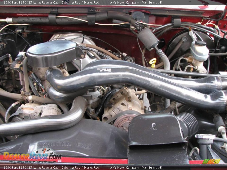 1990 Ford F150 XLT Lariat Regular Cab 5.0 Liter EFI OHV 16-Valve V8 Engine Photo #14