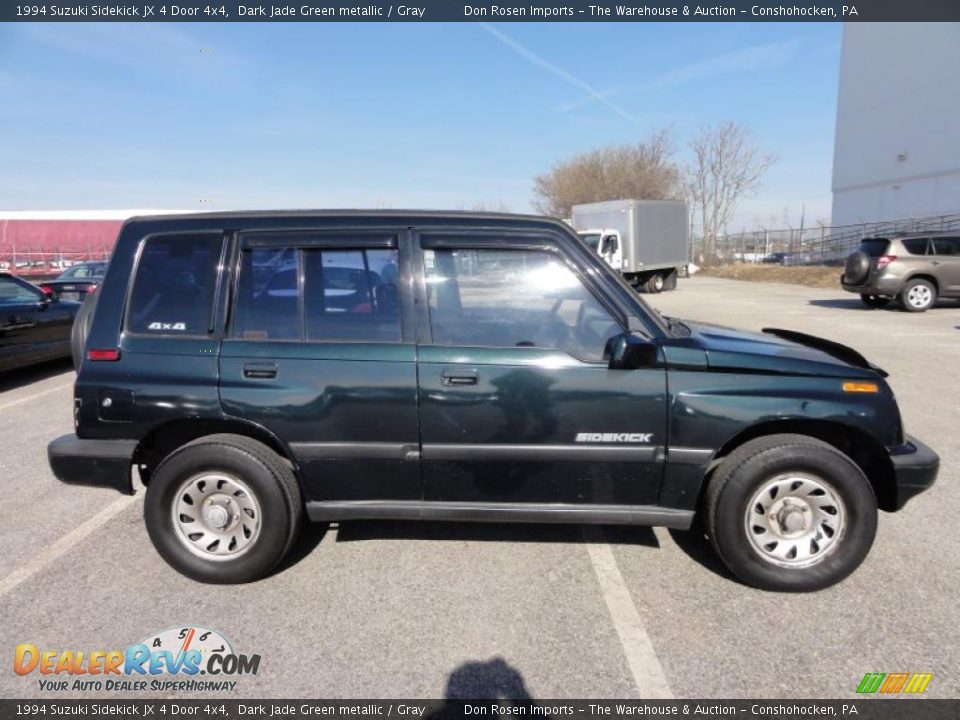 Dark Jade Green metallic 1994 Suzuki Sidekick JX 4 Door 4x4 Photo #7