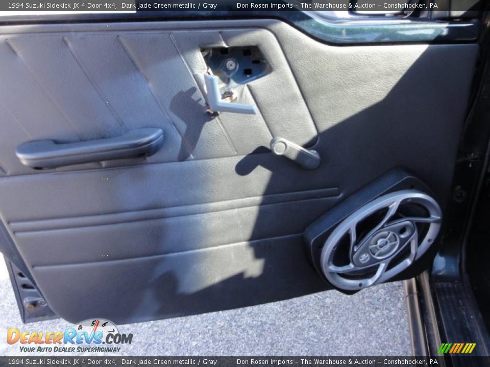 1994 Suzuki Sidekick JX 4 Door 4x4 Dark Jade Green metallic / Gray Photo #14