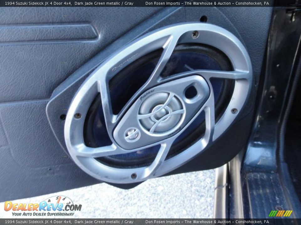 1994 Suzuki Sidekick JX 4 Door 4x4 Dark Jade Green metallic / Gray Photo #15