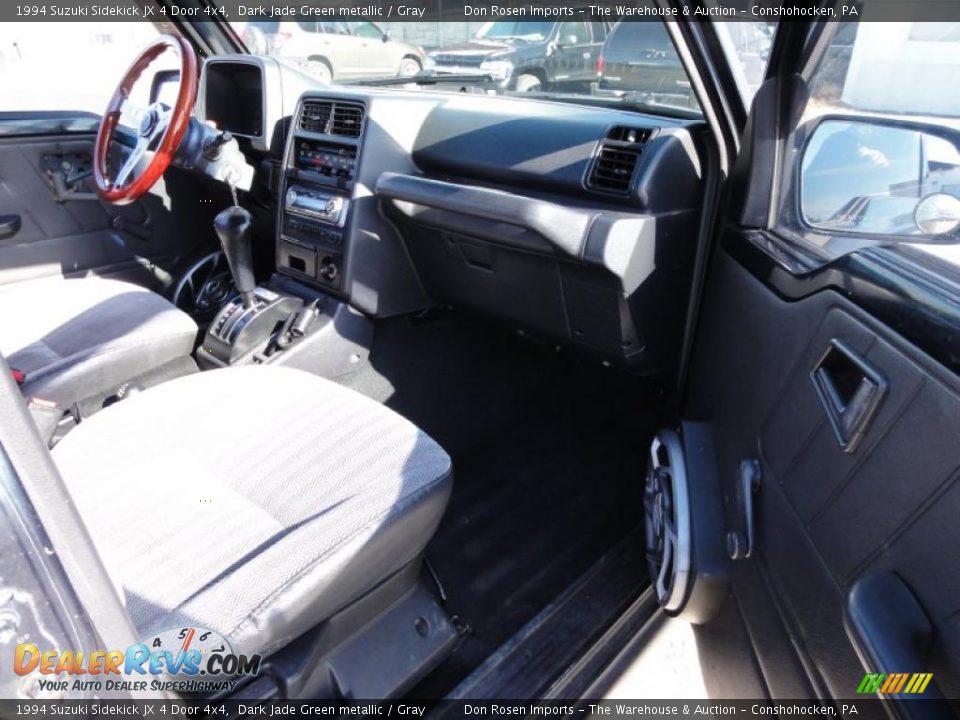 1994 Suzuki Sidekick JX 4 Door 4x4 Dark Jade Green metallic / Gray Photo #18