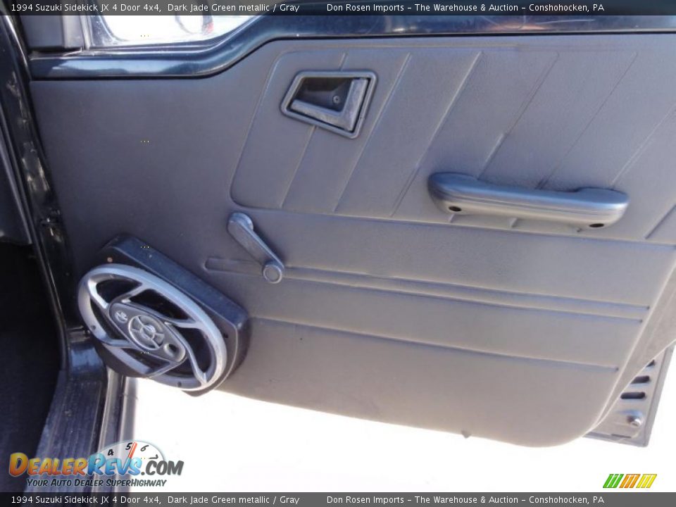 1994 Suzuki Sidekick JX 4 Door 4x4 Dark Jade Green metallic / Gray Photo #21