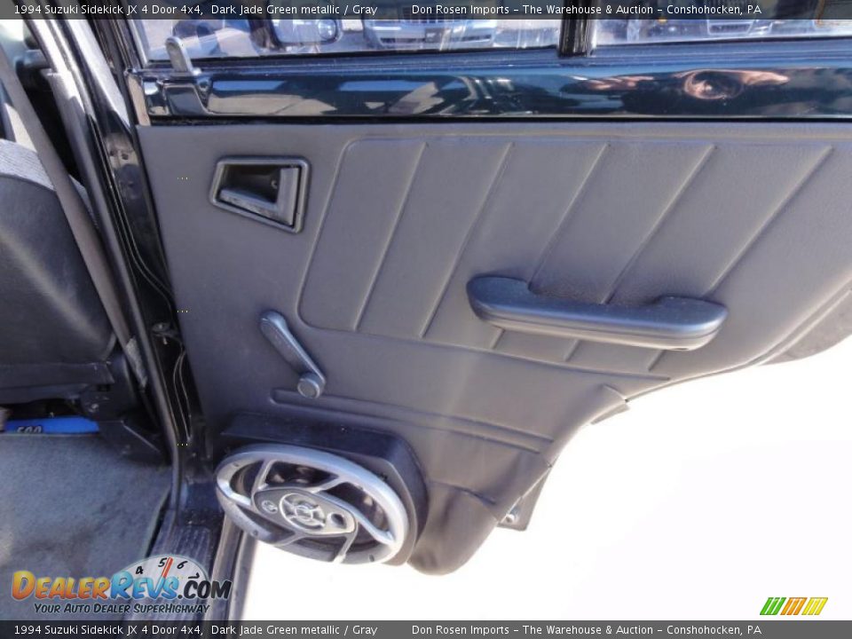 1994 Suzuki Sidekick JX 4 Door 4x4 Dark Jade Green metallic / Gray Photo #23