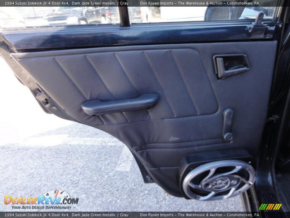 1994 Suzuki Sidekick JX 4 Door 4x4 Dark Jade Green metallic / Gray Photo #25