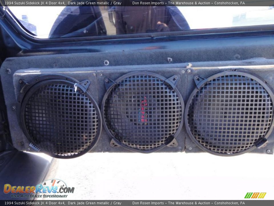 1994 Suzuki Sidekick JX 4 Door 4x4 Dark Jade Green metallic / Gray Photo #30
