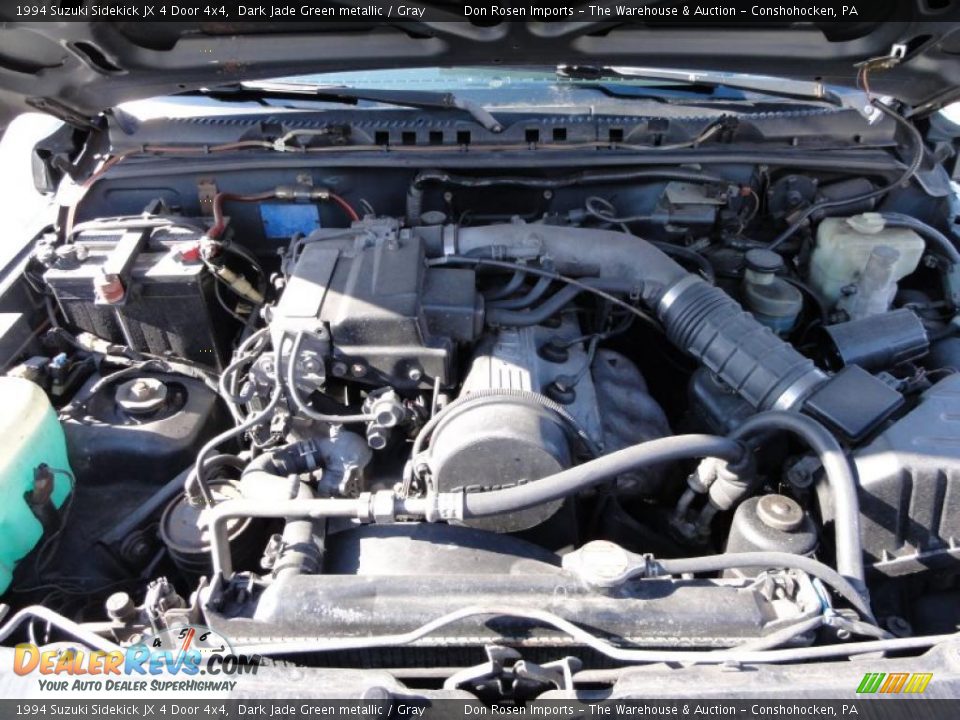 1994 Suzuki Sidekick JX 4 Door 4x4 1.6 Liter SOHC 8-Valve 4 Cylinder Engine Photo #35