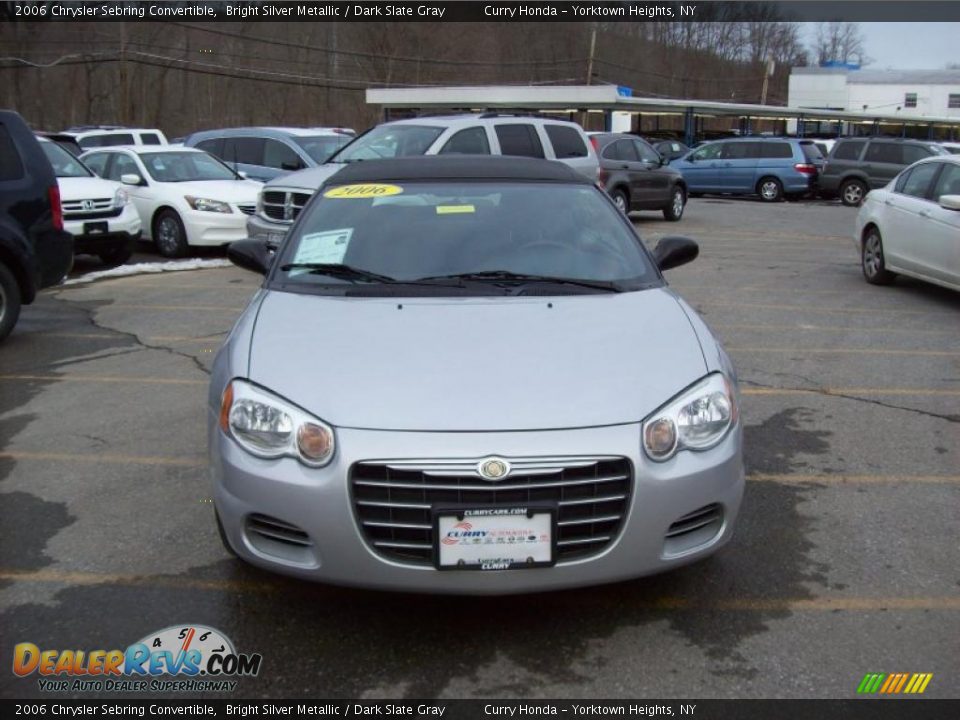 2006 Chrysler Sebring Convertible Bright Silver Metallic / Dark Slate Gray Photo #3