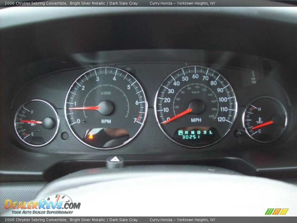 2006 Chrysler Sebring Convertible Gauges Photo #18