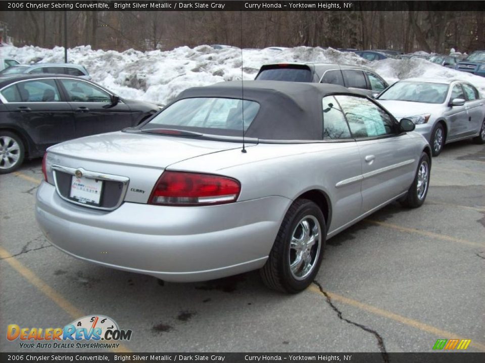 2006 Chrysler Sebring Convertible Bright Silver Metallic / Dark Slate Gray Photo #23