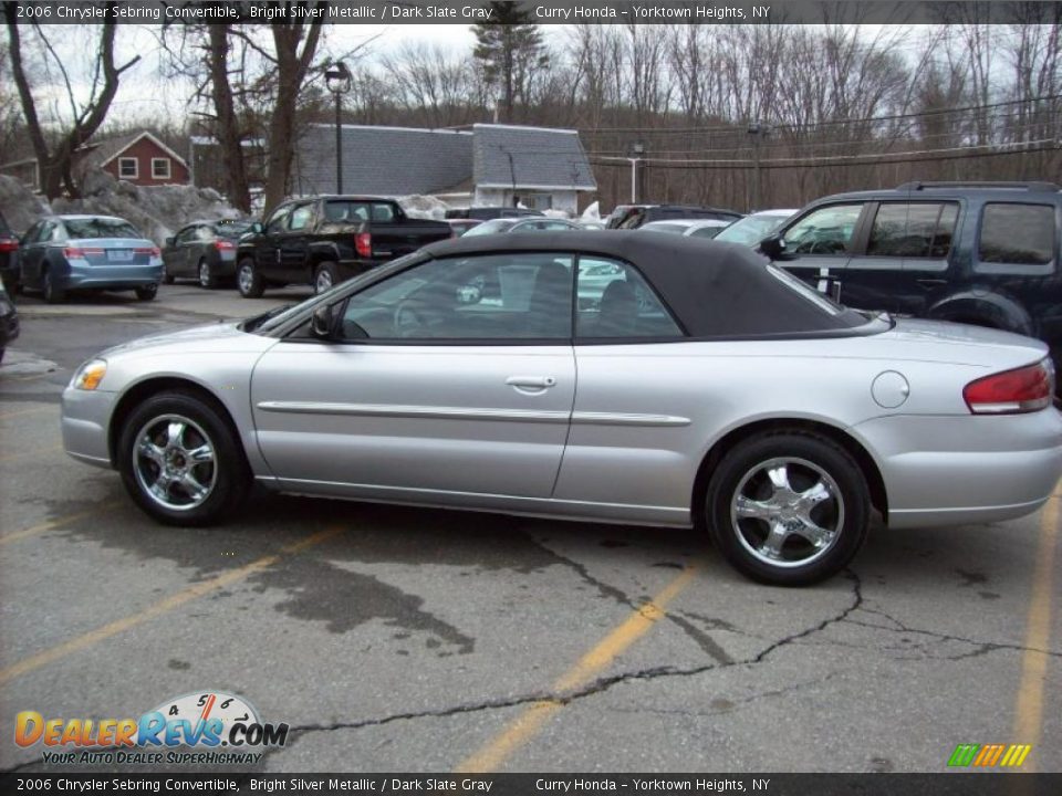 2006 Chrysler Sebring Convertible Bright Silver Metallic / Dark Slate Gray Photo #25