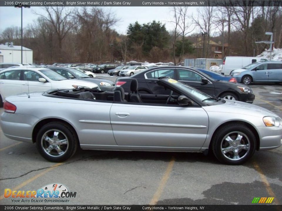 2006 Chrysler Sebring Convertible Bright Silver Metallic / Dark Slate Gray Photo #28