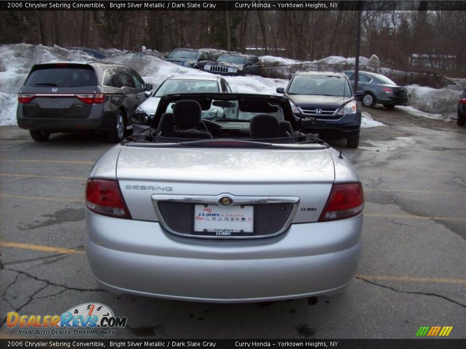 2006 Chrysler Sebring Convertible Bright Silver Metallic / Dark Slate Gray Photo #30