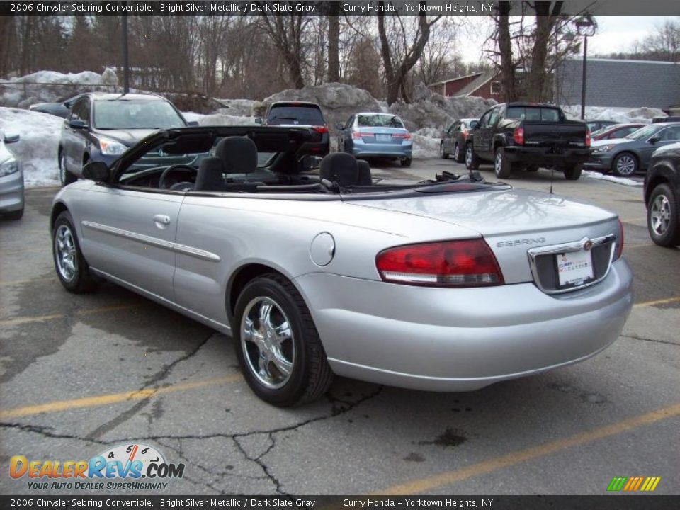 2006 Chrysler Sebring Convertible Bright Silver Metallic / Dark Slate Gray Photo #31