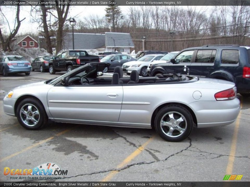 2006 Chrysler Sebring Convertible Bright Silver Metallic / Dark Slate Gray Photo #32