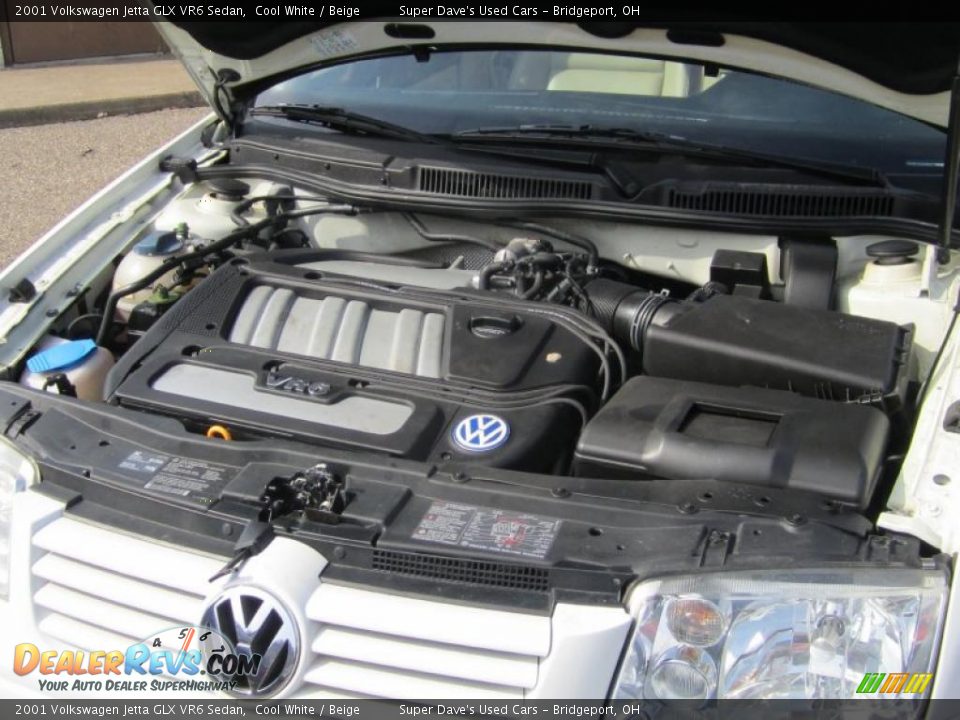 2001 Volkswagen Jetta GLX VR6 Sedan 2.8L DOHC 24V V6 Engine Photo #21