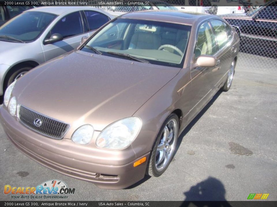 2000 Lexus GS 300 Antique Bronze Mica / Ivory Photo #2