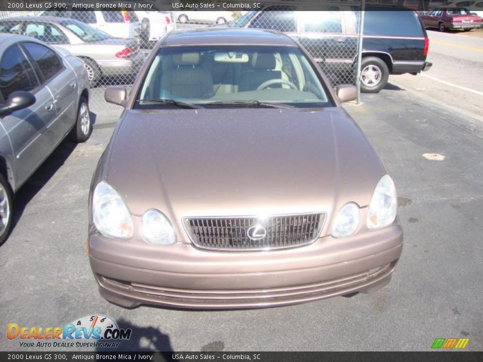 2000 Lexus GS 300 Antique Bronze Mica / Ivory Photo #3