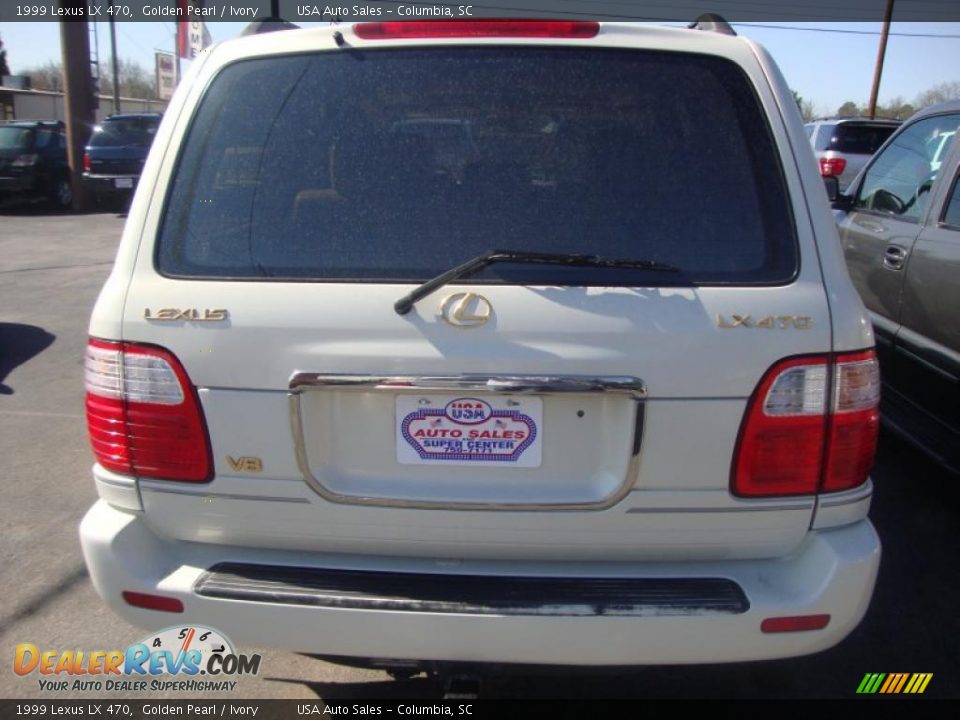 1999 Lexus LX 470 Golden Pearl / Ivory Photo #3