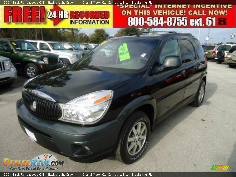 2004 Buick Rendezvous CXL Black / Light Gray Photo #1