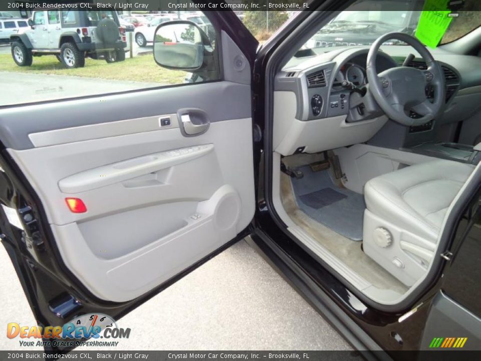 2004 Buick Rendezvous CXL Black / Light Gray Photo #4