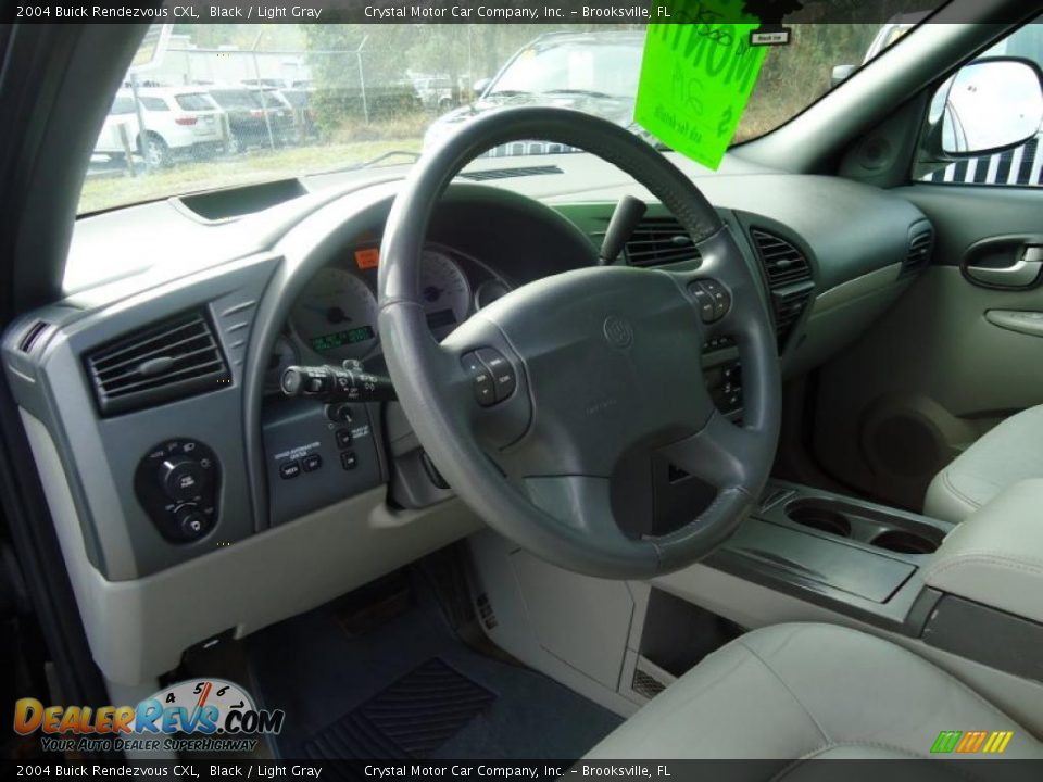 2004 Buick Rendezvous CXL Black / Light Gray Photo #6