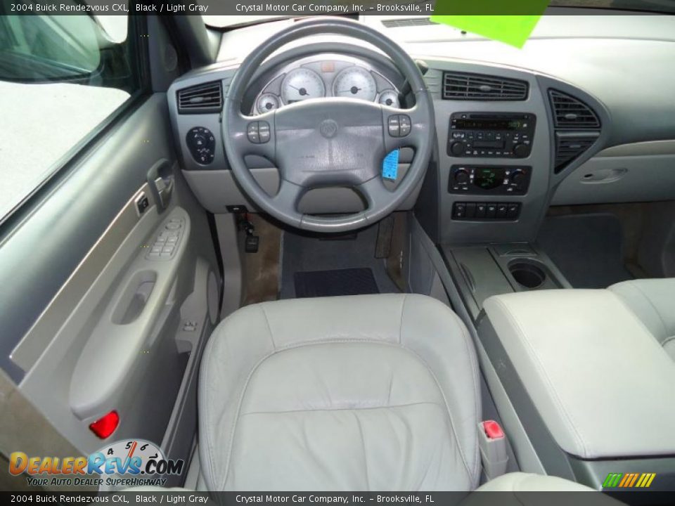 2004 Buick Rendezvous CXL Black / Light Gray Photo #9